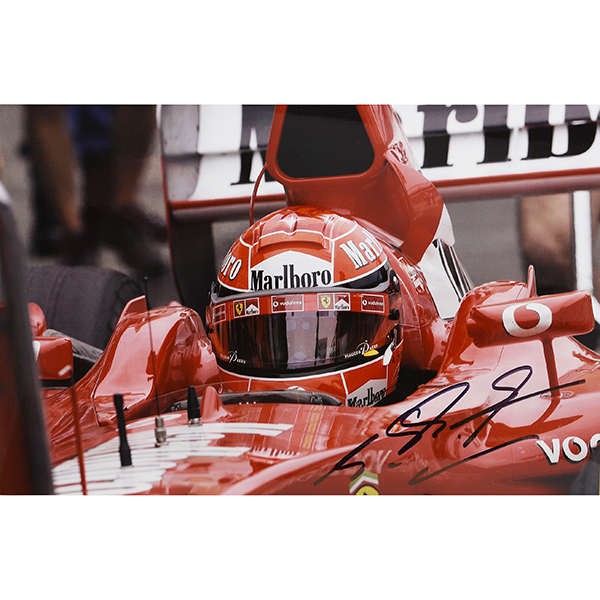 Scuderia Ferrari 2002 M.Schumacher Photo-M.schumacher Signed/Germany GP-