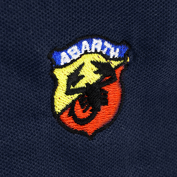 ABARTH Old Emblem Polo Shirts(Navy)