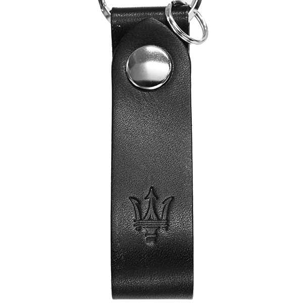 MASERATI Leather Strap Keyring