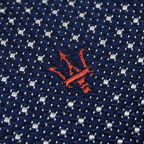 MASERATI Blue Tie with Trident