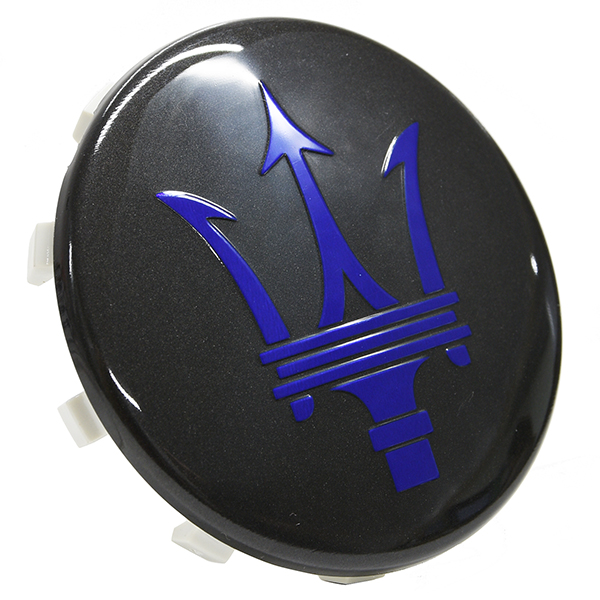 MASERATI Wheel Hub Cap (Gun Metalic/Blue)