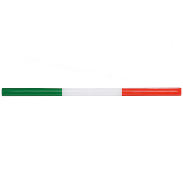 イタリア国旗3Dステッカー(200mm)