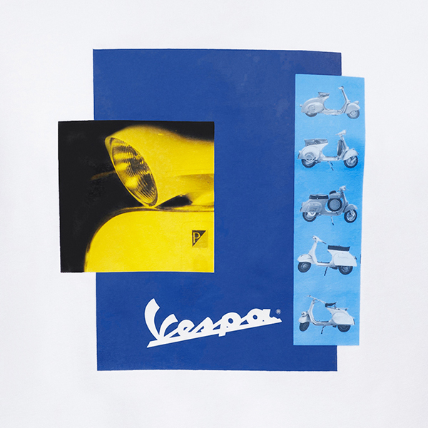 Vespa Official T-Shirts-Heritage-(White)