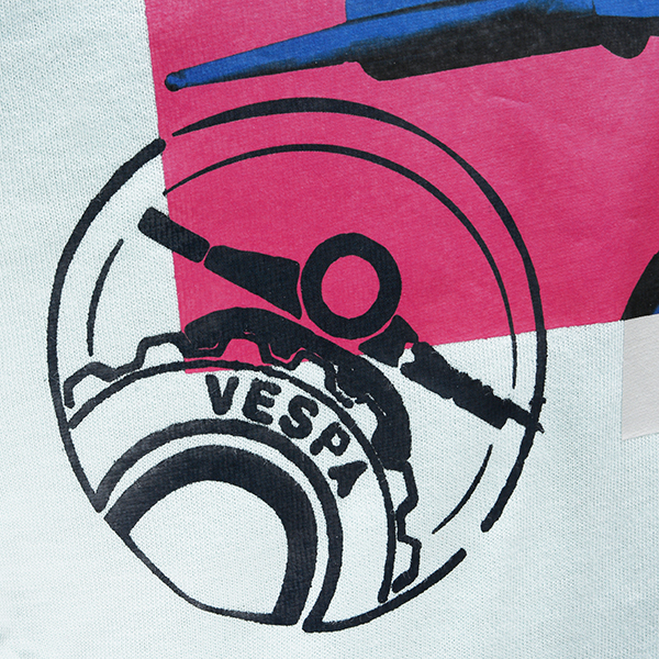 Vespa Official T-Shirts-Heritage-(Ligh Blue)