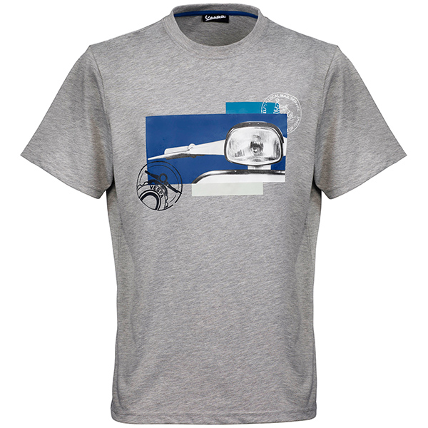 Vespa Official T-Shirts-Heritage-(Gray)