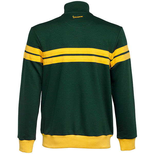 Vespa Zip-Up Sweat Shirts-Racing Sixty -(Green)