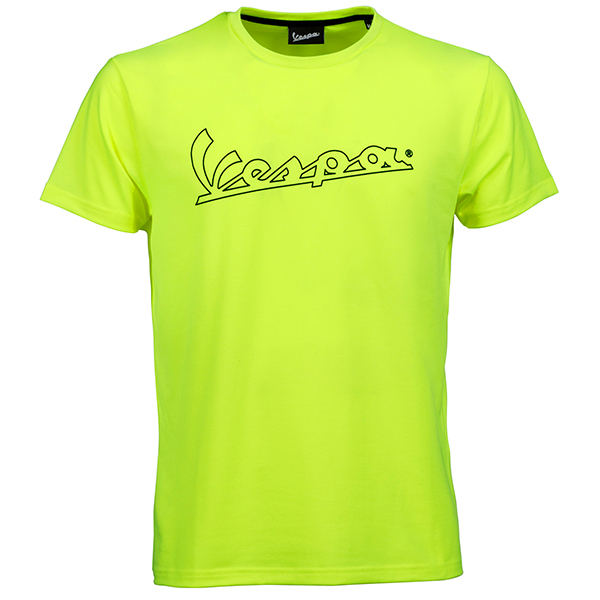 Vespa Official Logo T-Shirts(Yellow)