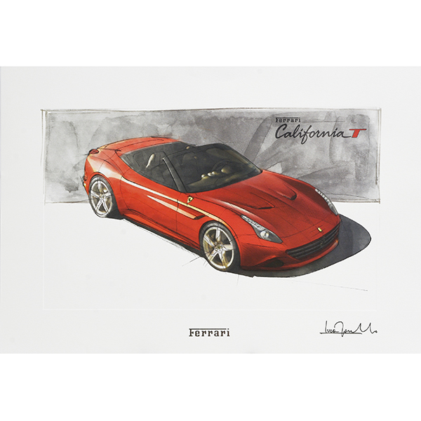 Ferrari California T lithographe for VIP Guest