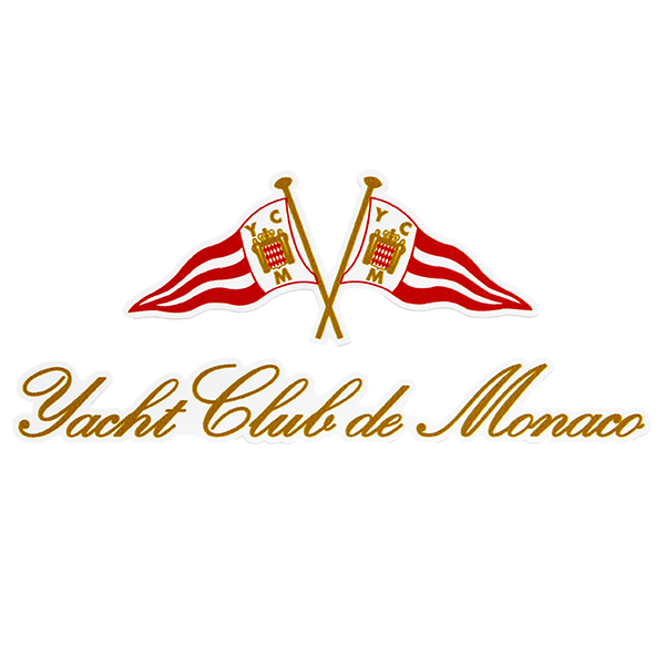 Yacht Club de Monacoエンブレムステッカー(S)