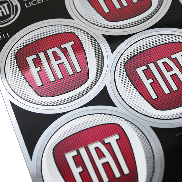 FIAT Emblem Stickers 4pcs(48mm)-21211-