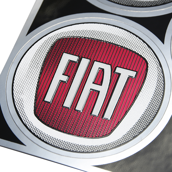 FIAT Emblem Stickers 4pcs(48mm)-21211-