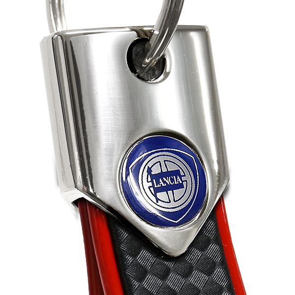 LANCIA Emblem Emblem Keyring(Carbon Look)