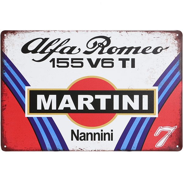 MARTINI RACING Alfa Romeo Vintage Style Sign Board