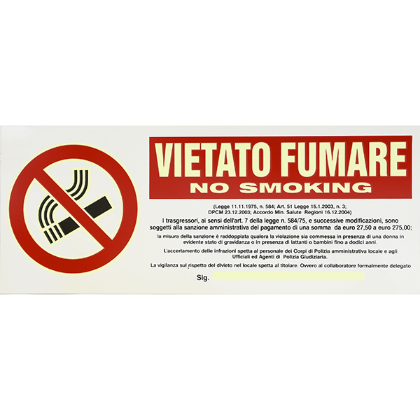 VIETATO FUMARE Sticker