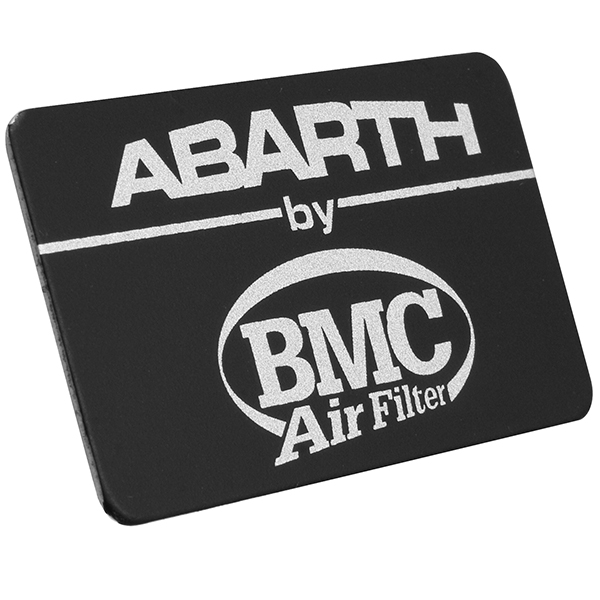 ABARTH BMC Aluminium Plate