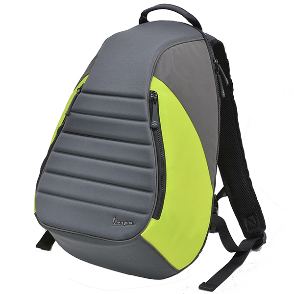 Vespa Official Back Pack(Gray/Lime)