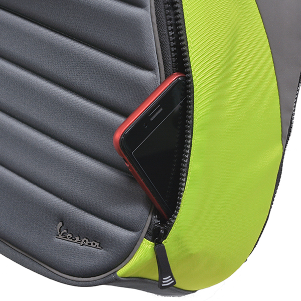 Vespa Official Back Pack(Gray/Lime)