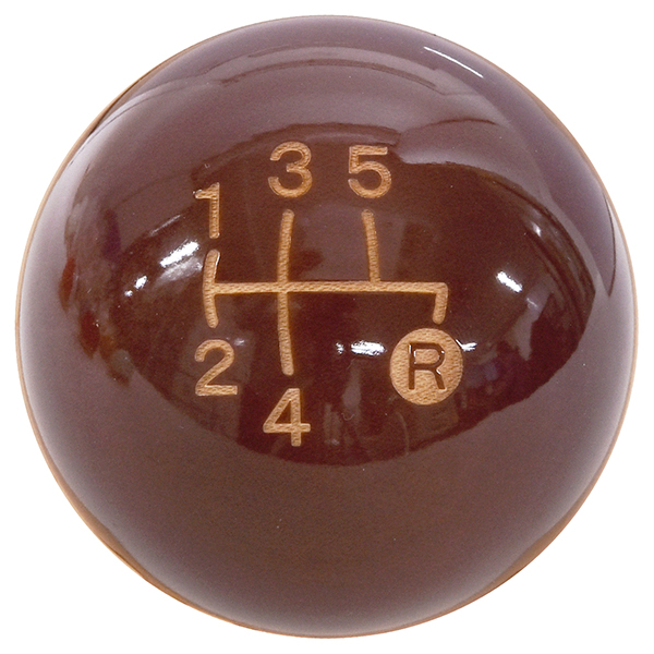 FIAT Manual Wooden Gear Knob(Brown) by La FIT+a 