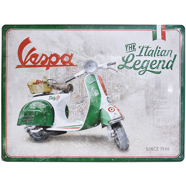 Vespa Official Sign Boad-Italian Legend-