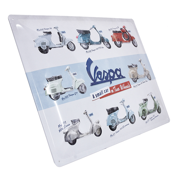 Vespa Official Sign Boad-Tow Wheels-