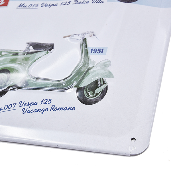 Vespa Official Sign Boad-Tow Wheels-