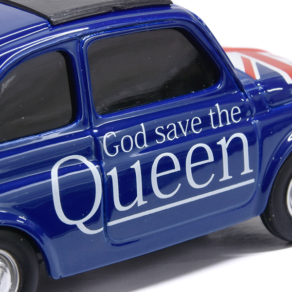 1/43 FIAT500 Miniature Model(England Mind the gap - God save the Queen)