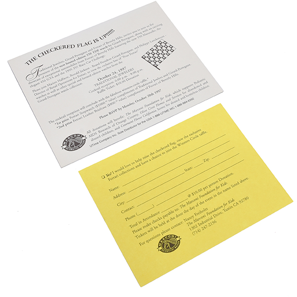 GP 250 TDF watch Ivent Card