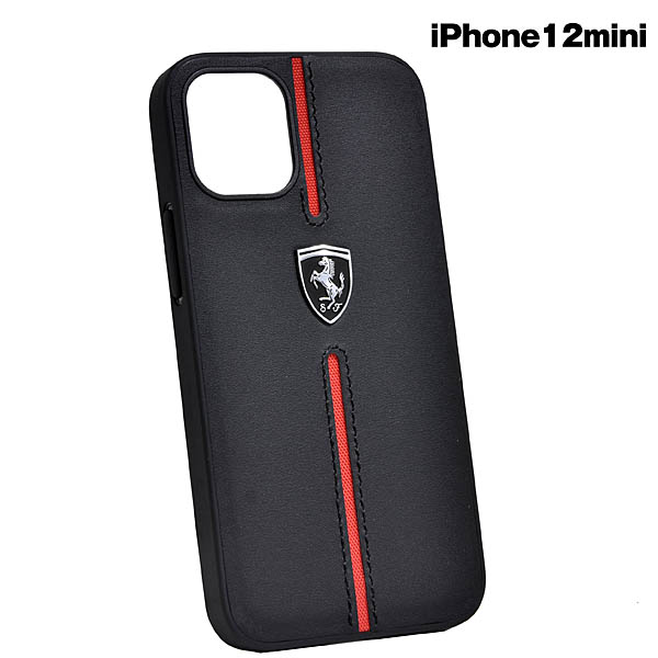 Ferrari純正iPhone12mini背面ケース(ブラック)