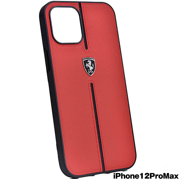 Ferrari純正iPhone12 Pro Max背面ケース(レッド)