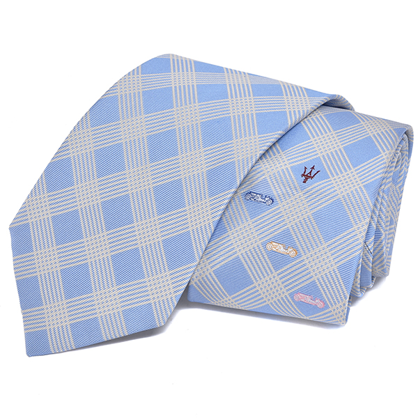 MASERATI Neck Tie(Lattice/Blue)