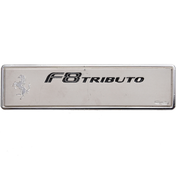 Ferrari F8 Interior Plate (Silver925)