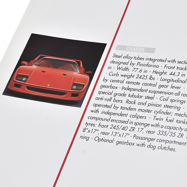 Ferrari Spec Date Catalog-1989-