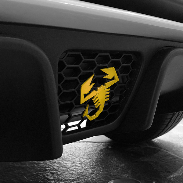 ABARTH Rear Grill Scorpion Badge