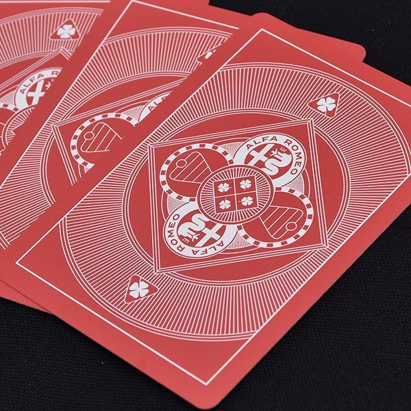 Alfa Romeo playing cards 