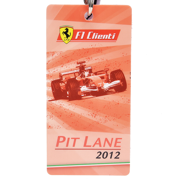Scuderia Ferrari F1 Clienti 2012 PIT LANA Neck Strap&Pass Set