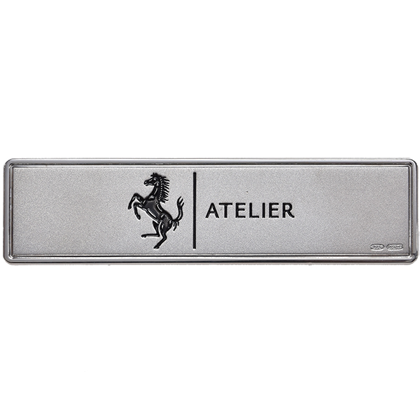 Ferrari Genuine ATELIER Interior Plate (Silver925)