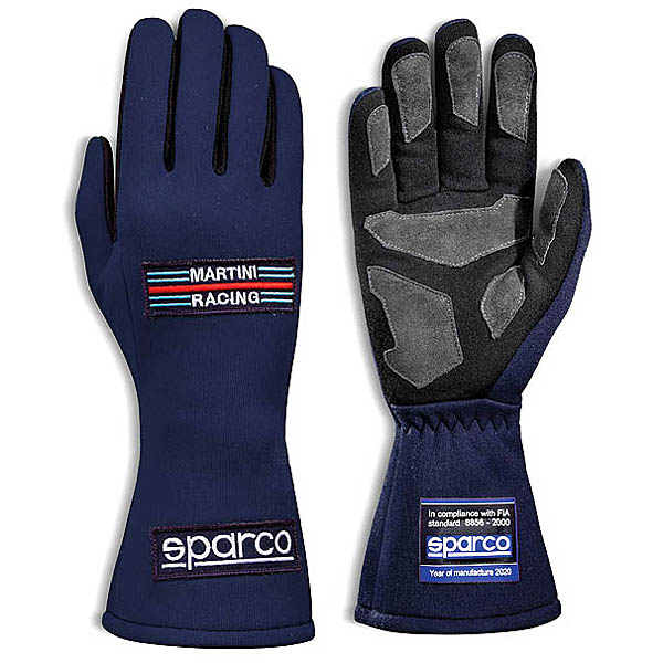 MARTINI RACING Official Racing Gloves(Navy) by Sparco