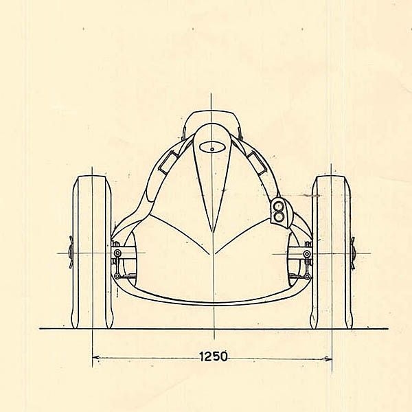 Alfa Romeo Monoposto Gran Premio Tipo 159 1951 Blue Drawing Print