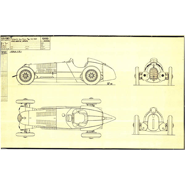 Alfa Romeo Tipo 12C Monoposto Gran Premio 1937 ͽۿ