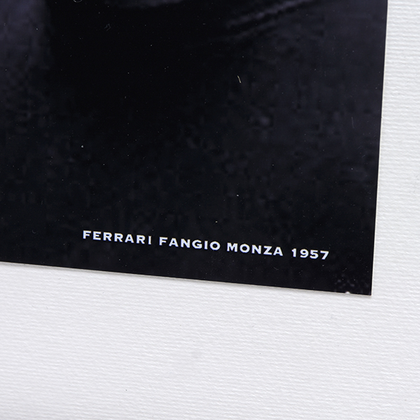 Enzo Ferrari / Juan Manuel Fangio Photo with Frame-1957-