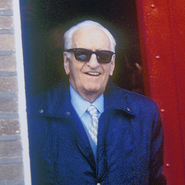 Enzo Ferrari Photo with Frame-1983- by Enzo Giovanelli 