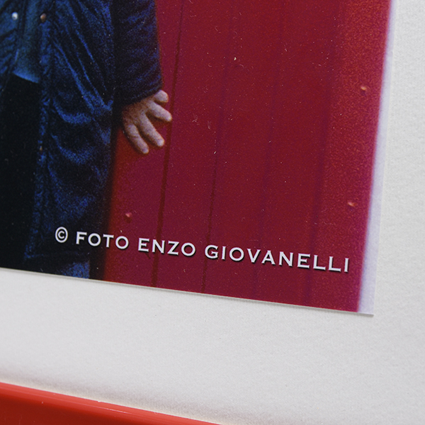 Enzo Ferrari Photo with Frame-1983- by Enzo Giovanelli 