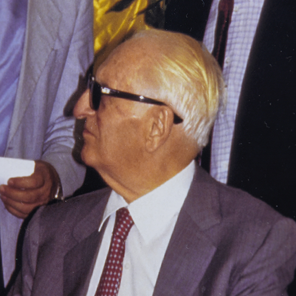 Enzo Ferrari / FRANCO GOZZI Photo with Frame by Enzo Giovanelli 