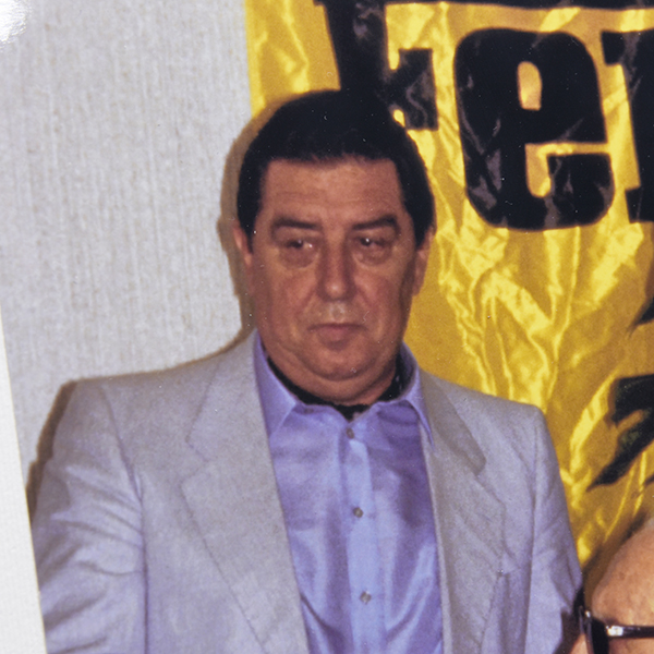 Enzo Ferrari / FRANCO GOZZI Photo with Frame by Enzo Giovanelli 