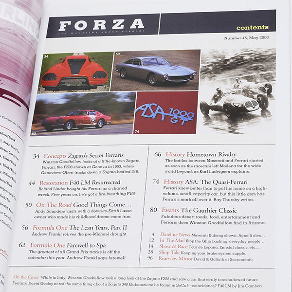 FORZA -THE MAGAZINE ABOUT FERRARI-  No.45