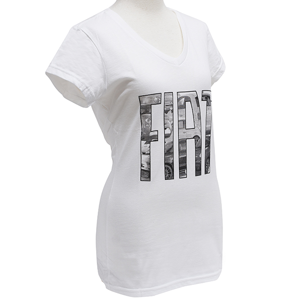 FIAT Official Graphic Logo T-Shirts(Ladys)