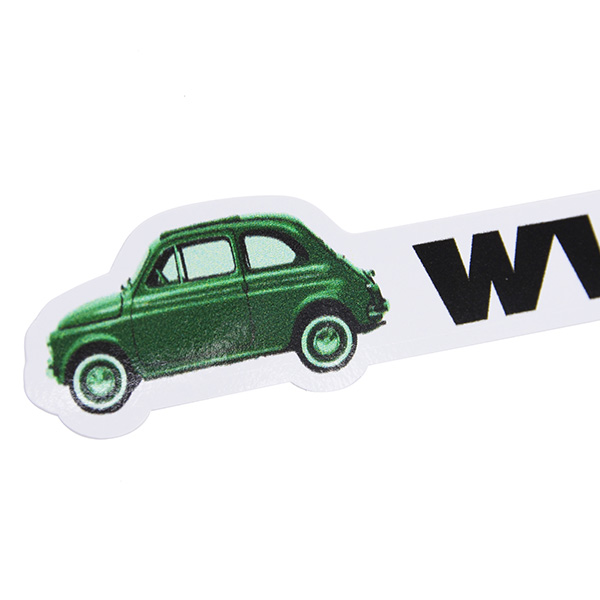 FIAT 500 Club Italia  www.500clubitalia.it Sticker(Green)