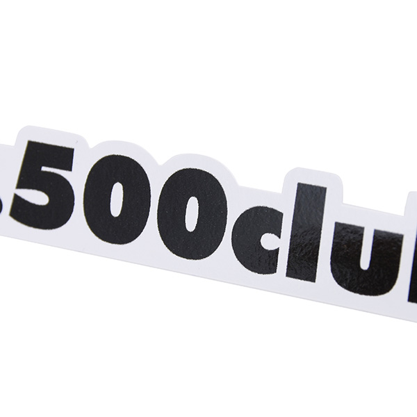 FIAT 500 Club Italia  www.500clubitalia.it Sticker(Green)