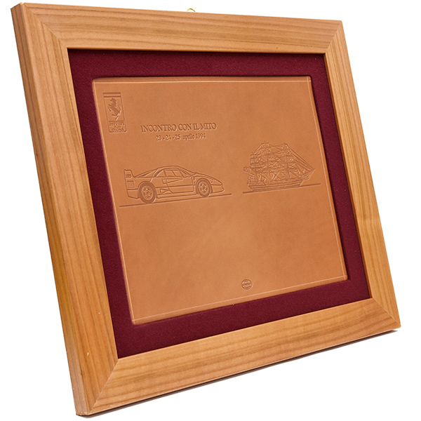 Ferrari CLUB CECINA Leather relief 1994 by schedoni