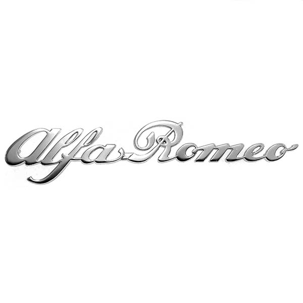 Alfa Romeo Aluminium Script 